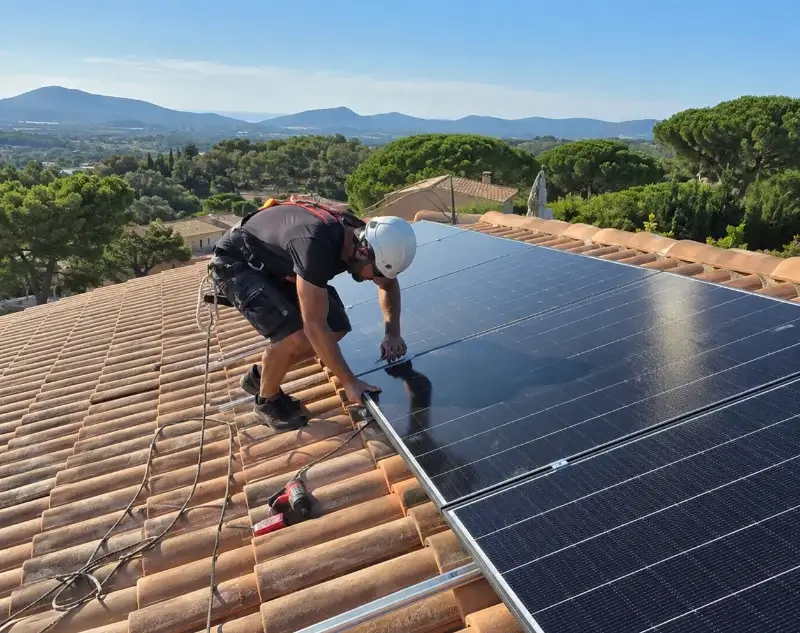 Installateur panneaux solaires Saint-Aubin-du-Cormier — pose photovoltaïque sur toiture
