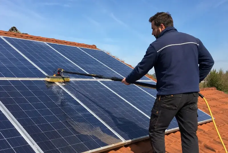 Nettoyage et entretien de panneaux solaires à Saint-Aubin-du-Cormier
